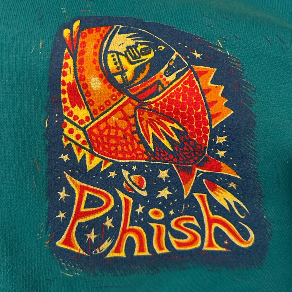 Phish 2T hoodie - blue/aqua